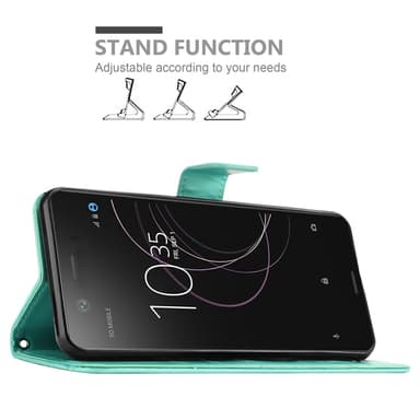 Sony Xperia XZ1 COMPACT Plånboksfodral Skal (Turkos)