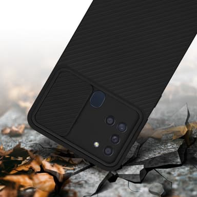 Skal Samsung Galaxy A21s Fodral Case (Svart)