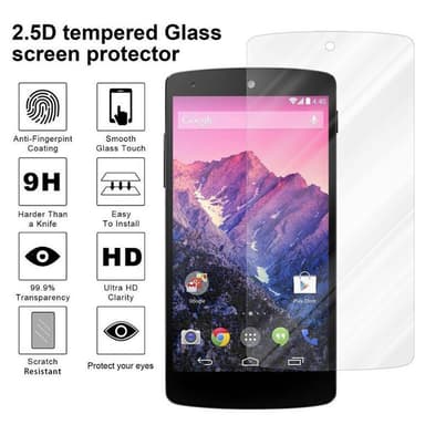 LG Google NEXUS 5 Skyddsglas Skyddsfilm Skärmskydd