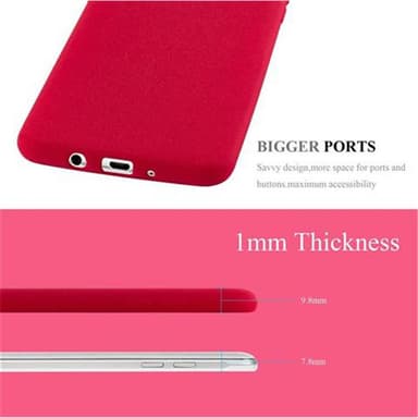 Skal Samsung Galaxy J7 2016 Fodral Case (Röd)