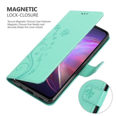 Vivo V21 4G / 5G Plånboksfodral Skal (Turkos)