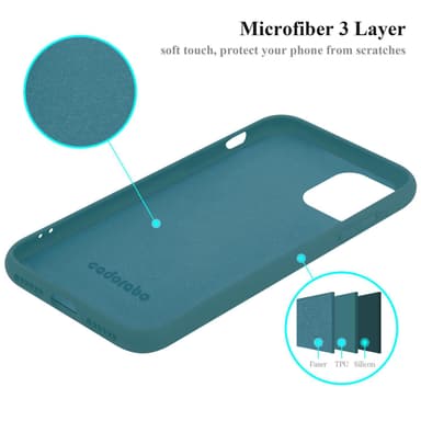 iPhone 11 PRO MAX Skal Fodral Case (Grön)