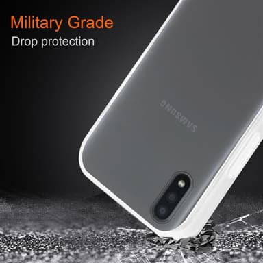 Samsung Galaxy A01 Skal Fodral Case (Transparent)