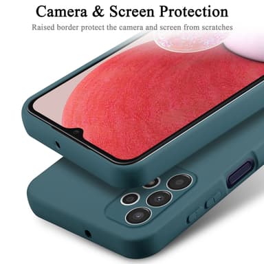 Samsung Galaxy A13 4G Skal Fodral Case (Grön)