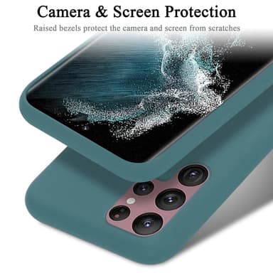 Samsung Galaxy S22 ULTRA Skal Fodral Case (Grön)