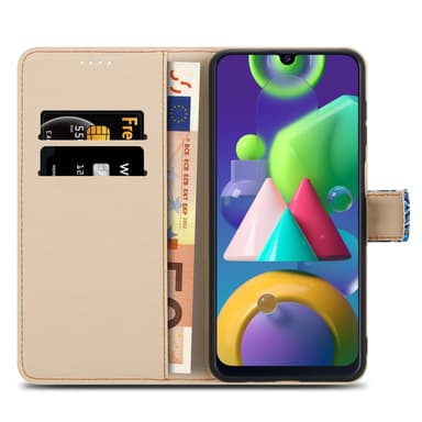 Samsung Galaxy M31 Plånboksfodral Skal (Blå)