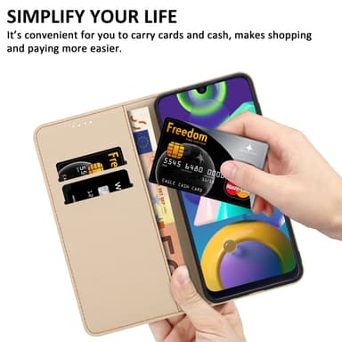 Samsung Galaxy M31 Plånboksfodral Skal (Blå)
