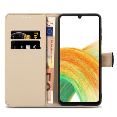 Samsung Galaxy A33 5G Plånboksfodral Skal (Svart)