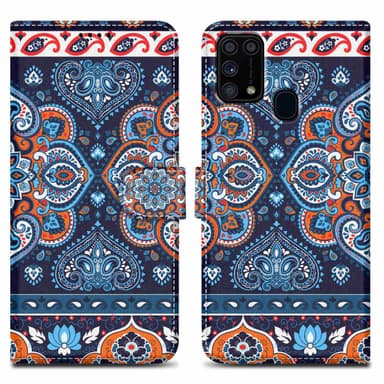 Samsung Galaxy M31 Plånboksfodral Skal (Blå)