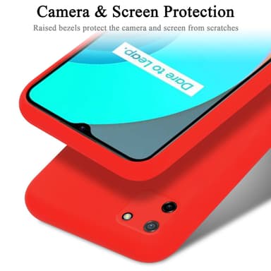 Realme C11 2020 Skal Fodral Case (Röd)