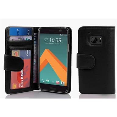 HTC ONE M10 Plånboksfodral Skal (Svart)