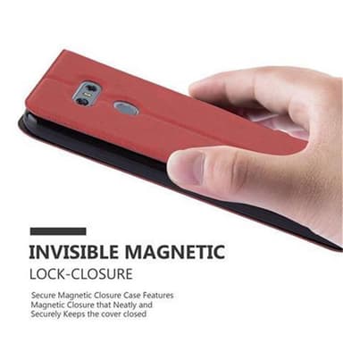LG G6 Plånboksfodral Skal (Röd)