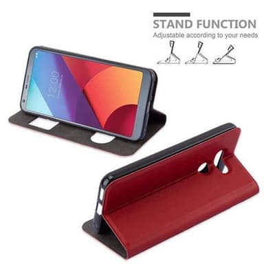 LG G6 Plånboksfodral Skal (Röd)