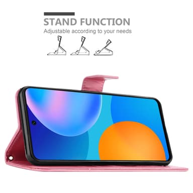 Huawei P SMART 2021 Plånboksfodral Skal (Rosa)