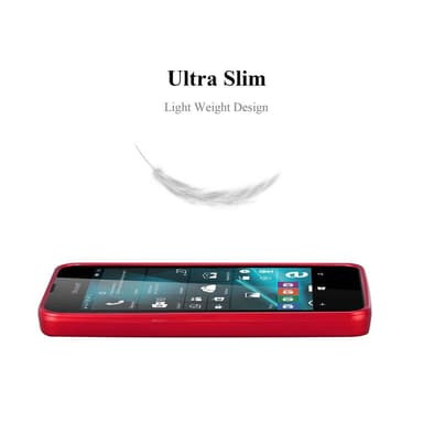 Skal Nokia Lumia 550 Fodral Case (Röd)