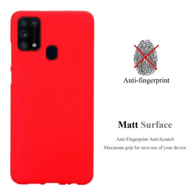 Skal Samsung Galaxy M31 Fodral Case (Röd)