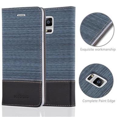 Samsung Galaxy NOTE 4 Plånboksfodral Skal (Blå)