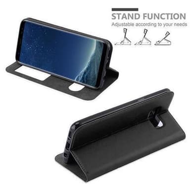 Samsung Galaxy S8 Plånboksfodral Skal (Svart)