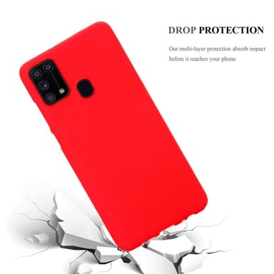 Skal Samsung Galaxy M31 Fodral Case (Röd)