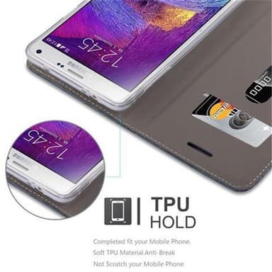 Samsung Galaxy NOTE 4 Plånboksfodral Skal (Blå)
