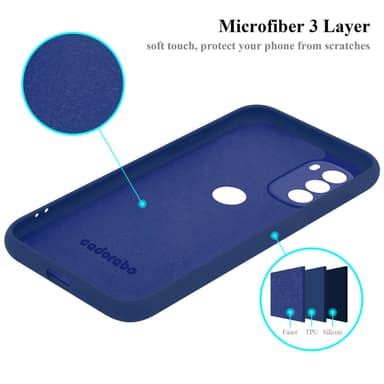 Motorola MOTO G51 5G Skal Fodral Case (Blå)