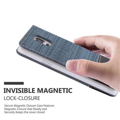 Samsung Galaxy NOTE 4 Plånboksfodral Skal (Blå)