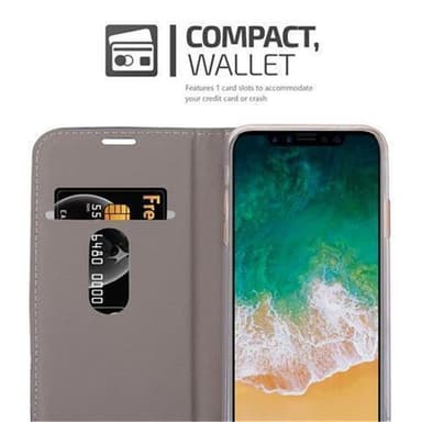 iPhone X / XS Plånboksfodral Skal (Blå)