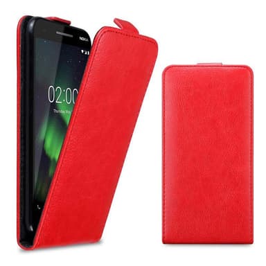 Nokia 2.1 Flipfodral Skal (Röd)