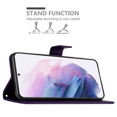 Samsung Galaxy S21 5G Plånboksfodral Skal (Lila)