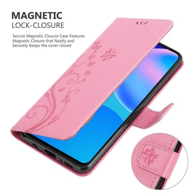 Huawei P SMART 2021 Plånboksfodral Skal (Rosa)