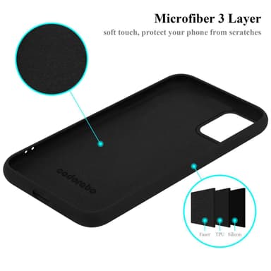 Motorola MOTO G9 PLUS Skal Fodral Case (Svart)
