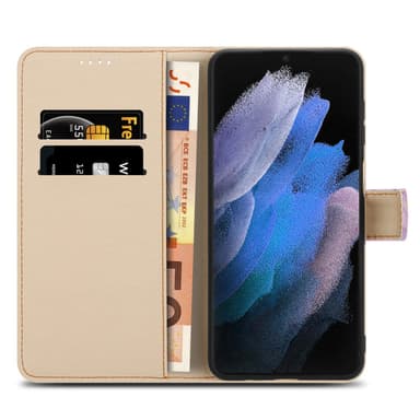 Samsung Galaxy S22 ULTRA Plånboksfodral Skal (Lila)