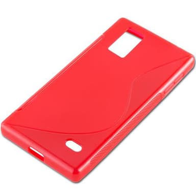 LG OPTIMUS GJ Skal Fodral Case (Röd)