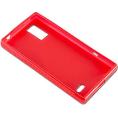 LG OPTIMUS GJ Skal Fodral Case (Röd)