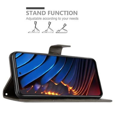 Xiaomi POCO X3 GT Plånboksfodral Skal (Grå)