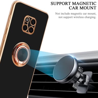 Huawei MATE 20 PRO Skal Fodral Case (Svart)