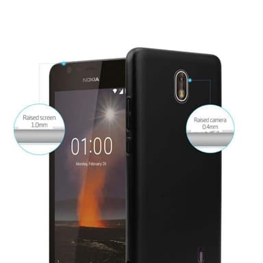 Nokia 1 2018 Skal Fodral Case (Svart)