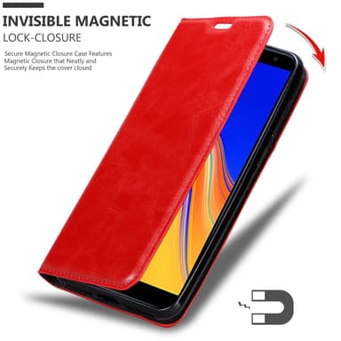 Samsung Galaxy J6 PLUS Skal Fodral Case (Röd)