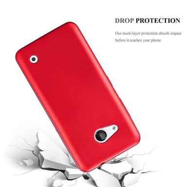 Skal Nokia Lumia 550 Fodral Case (Röd)