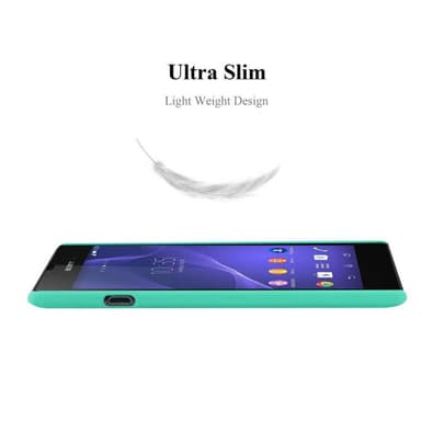 Sony Xperia T3 Skal Fodral Case (Grön)