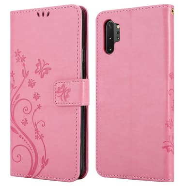 Samsung Galaxy NOTE 10 PLUS Plånboksfodral Skal (Rosa)