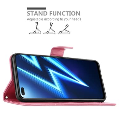 Realme 6 PRO Plånboksfodral Skal (Rosa)