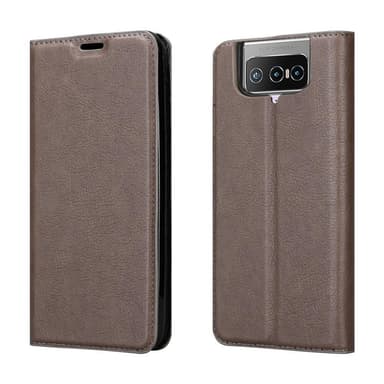 Asus ZenFone 7 Skal Fodral Case (Brun)