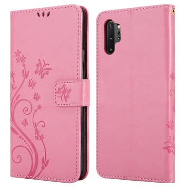 Samsung Galaxy NOTE 10 PLUS Plånboksfodral Skal (Rosa)