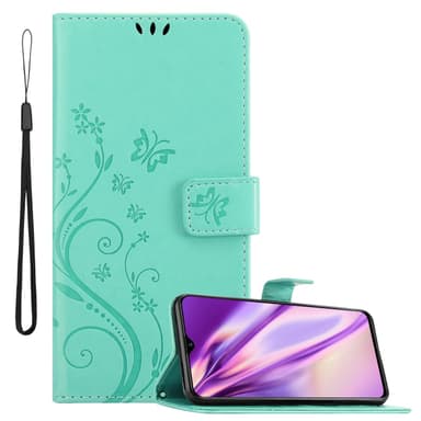 Realme X2 / XT / Oppo K5 Plånboksfodral Skal (Turkos)