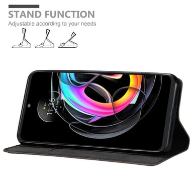 Motorola EDGE 20 LITE / FUSION Skal Fodral Case (Brun)