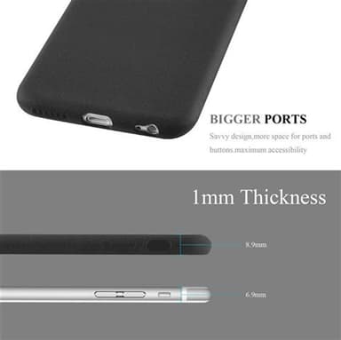 Skal iPhone 6 / 6S Fodral Case (Svart)