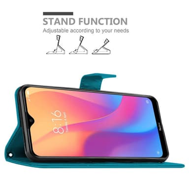 Xiaomi RedMi 8A Plånboksfodral Skal (Blå)