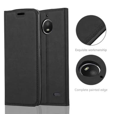 Motorola MOTO E4 Skal Fodral Case (Svart)
