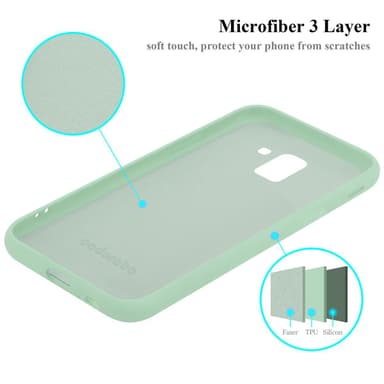 Samsung Galaxy J6 2018 Skal Fodral Case (Grön)